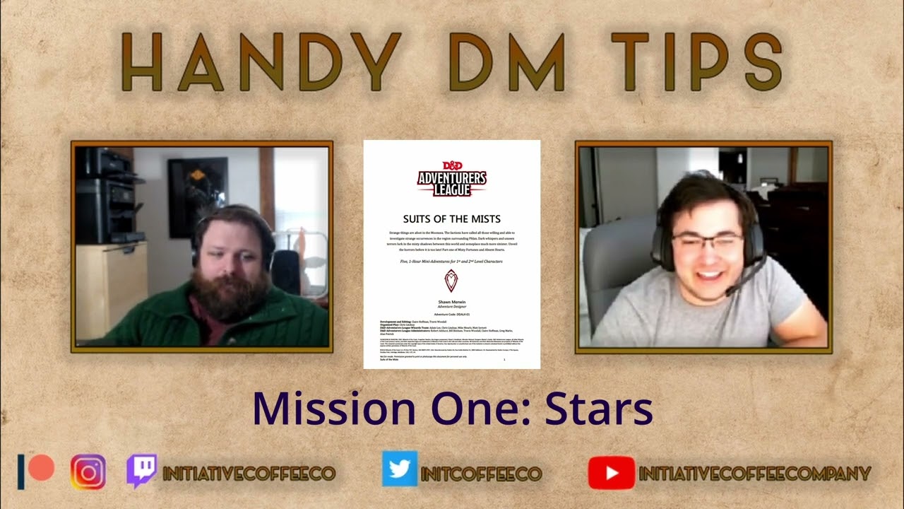 Handy DM Tips DDAL 04 01 Suits of the Mists