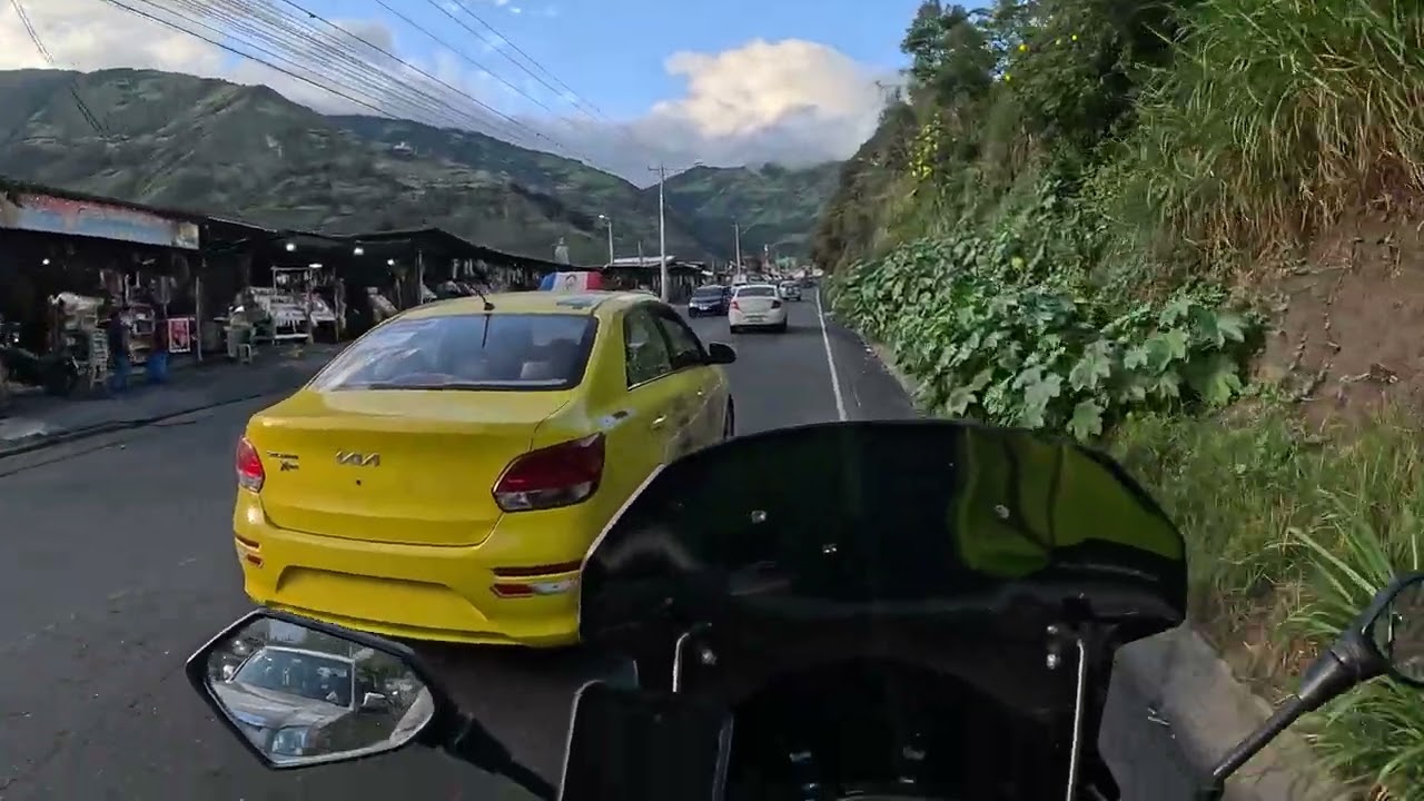 Llegando a Baños de Agua Santa desde Guayaquil