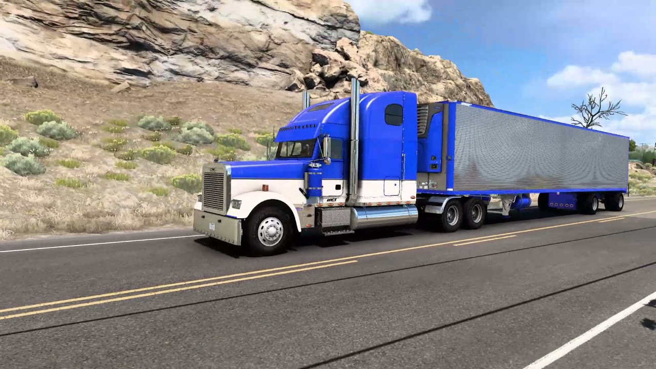 Scenic Route through Idaho in Freightliner Classic XL-ATS