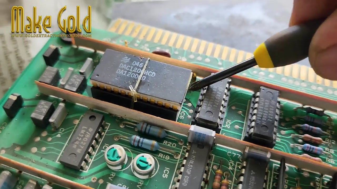 ♻️ Extracting Gold from Electronic Waste &ndash; Turn Old Tech into Real Treasure!