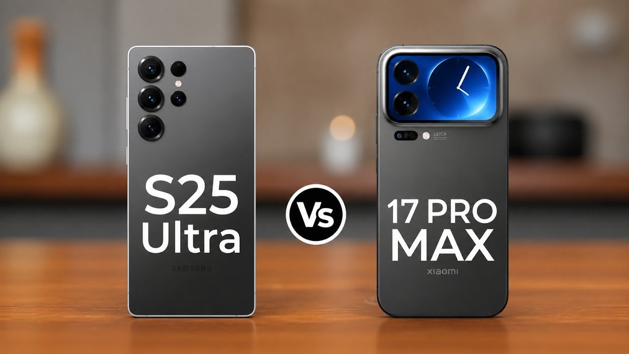 Samsung Galaxy S25 Ultra Vs Xiaomi 17 Pro Max