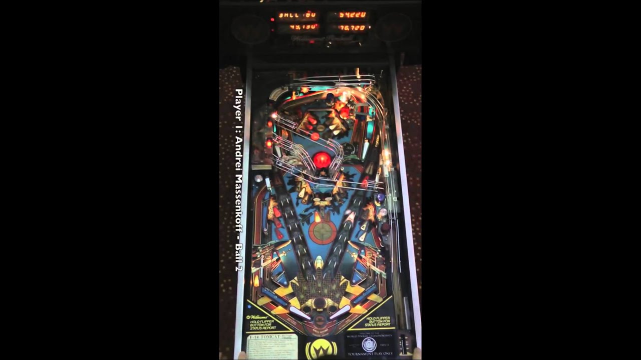 PAPA 14 World Pinball Championships Final Round - F14 Tomcat
