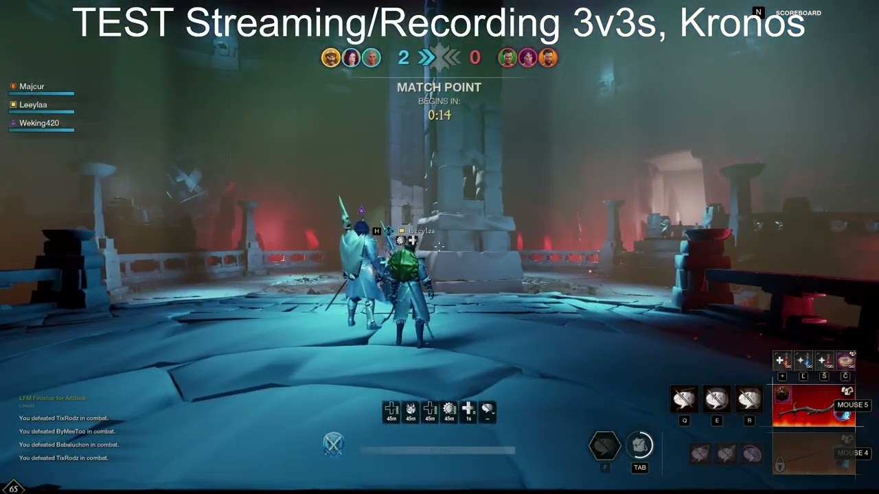 New World 3v3 ARENA PUMP, SEASON 5 (April 2024). SnS + Spear in medium.