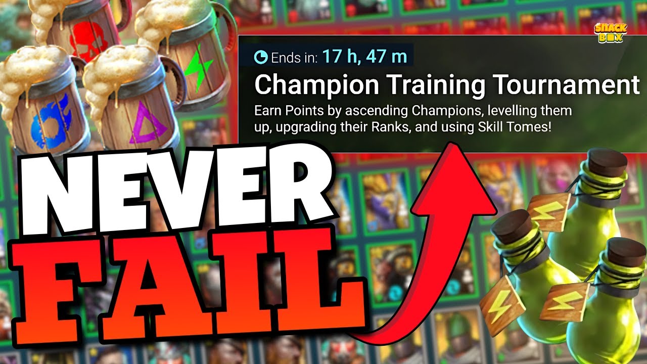 🍺Champ Training made EASY!! How to get the most out of your resources... | Raid: Shadow Legends
