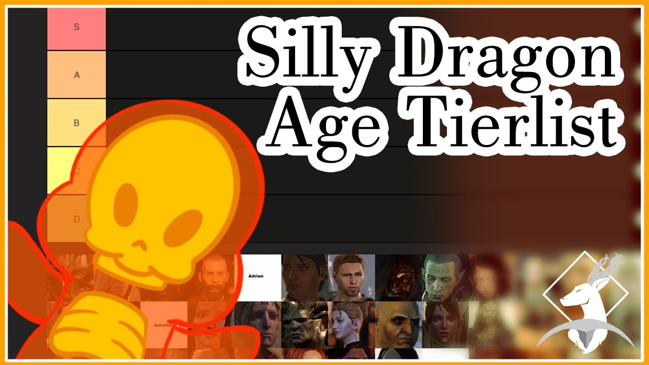 Silly Dragon Age Tierlist {Silly - DA:V Spoilers}
