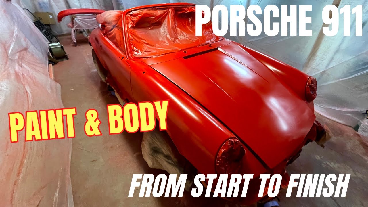 Finally Painting the Porsche 911 After Much Body Work.