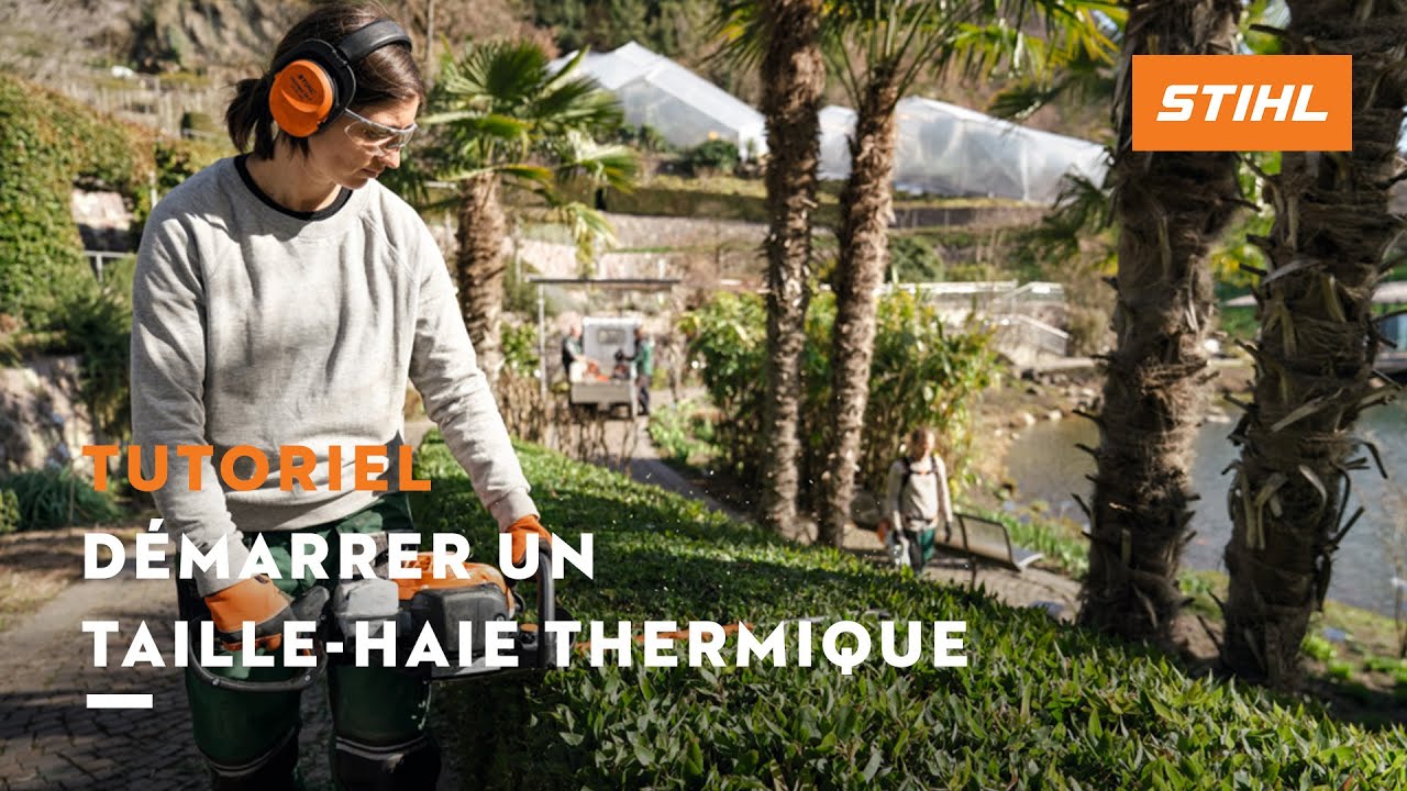 Tutoriel taille-haie n&deg; 1 &ndash; D&eacute;marrer un taille-haie thermique