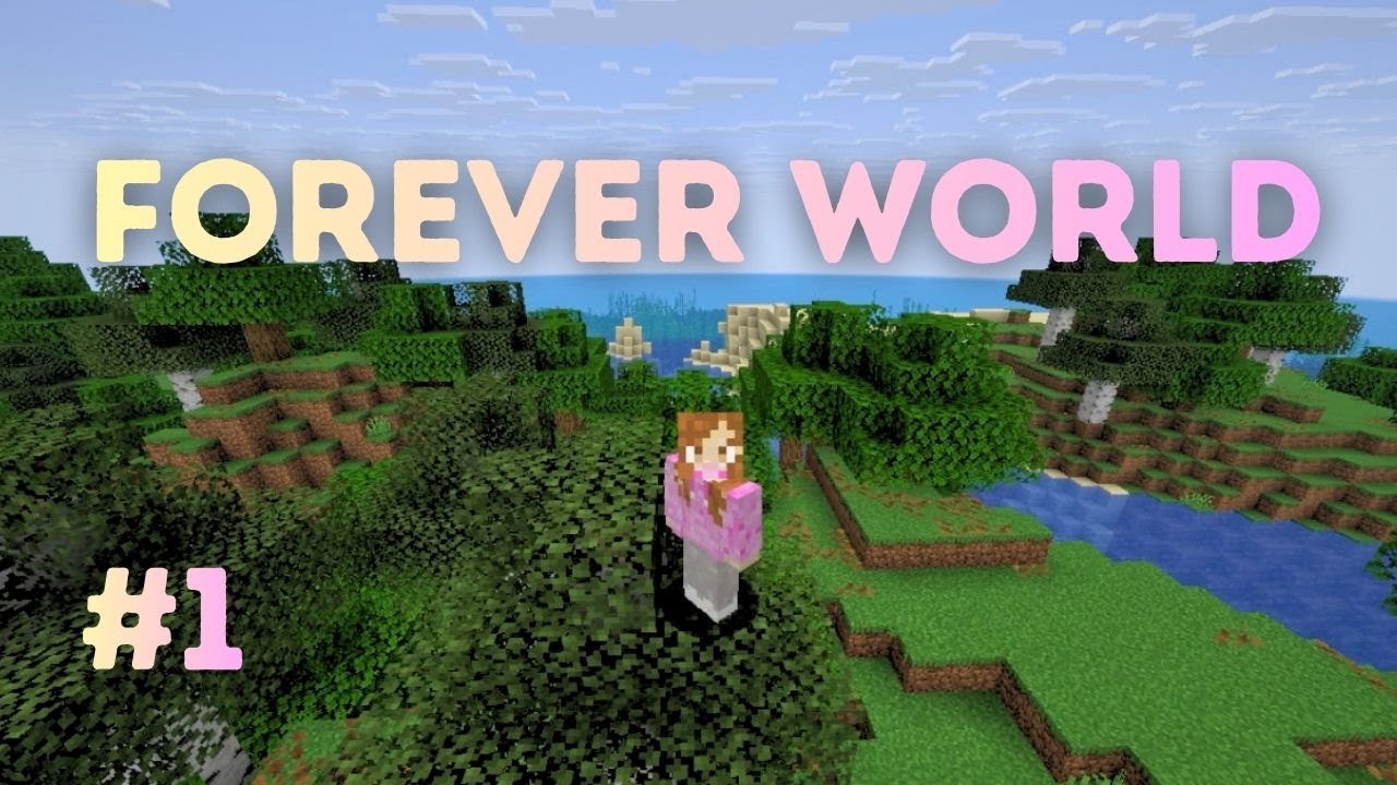 I finally started my Minecraft forever world | Kiara 2orres