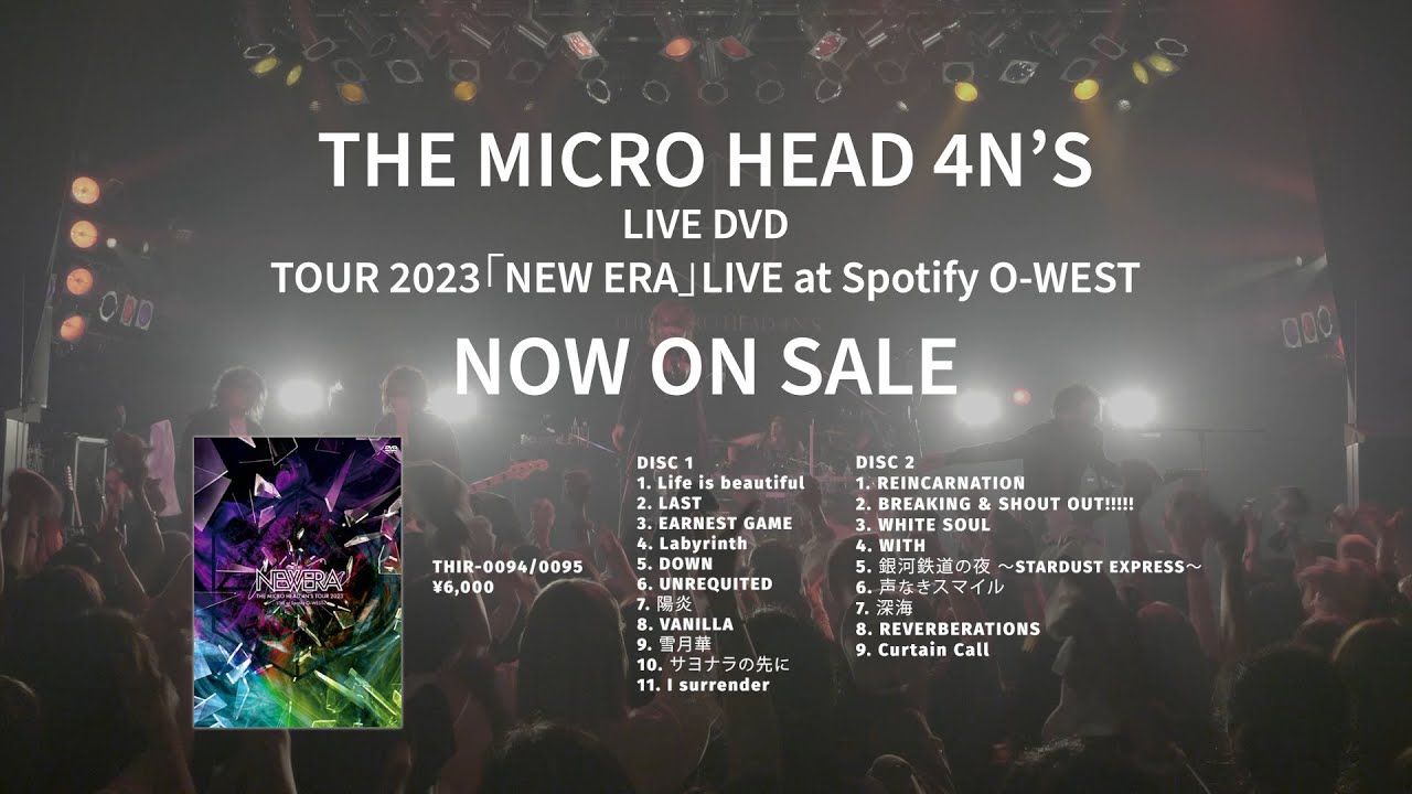 【I surrender】THE MICRO HEAD 4N’S TOUR 2023「NEW ERA」LIVE at Spotify O-WEST