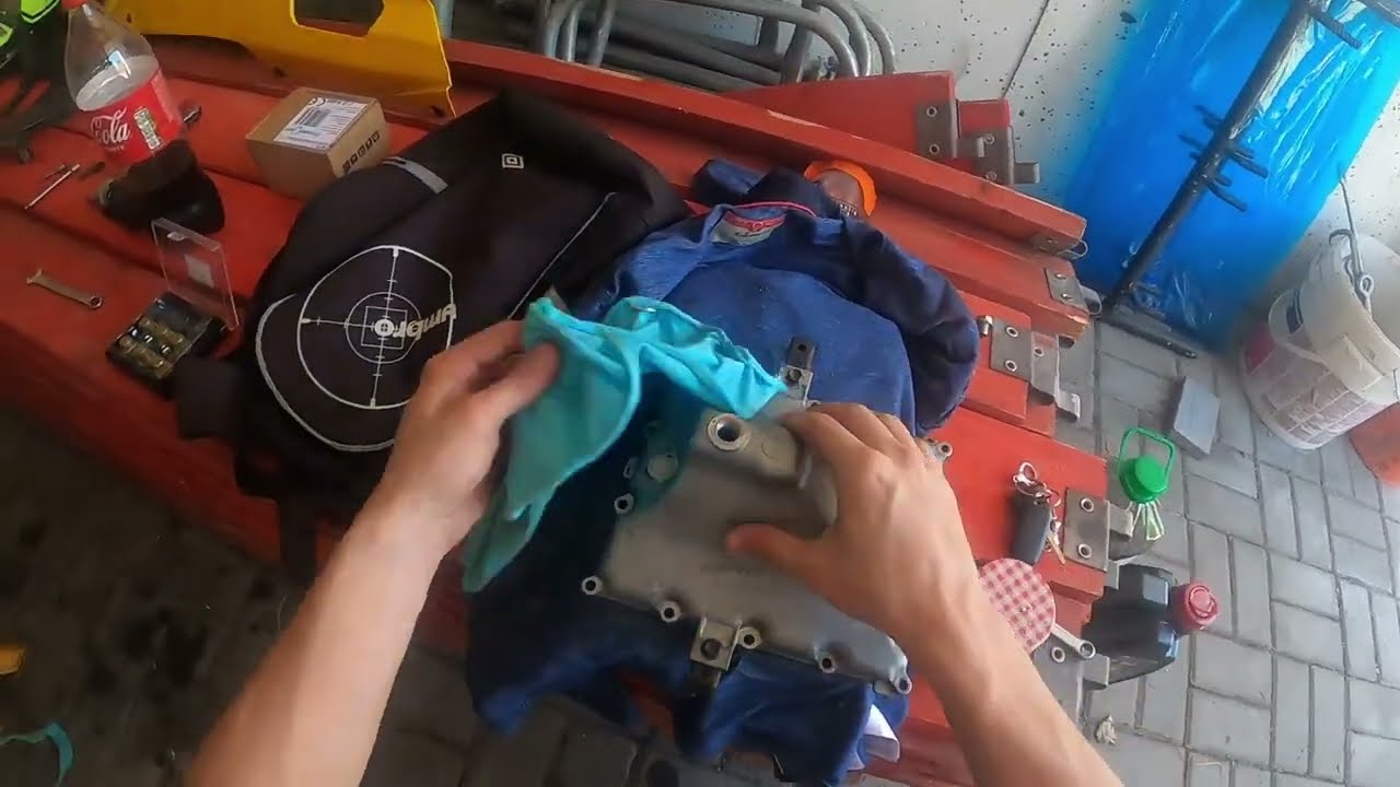 Suzuki GSX-R 750 K3 - Naprawa gwintu w misce olejowej