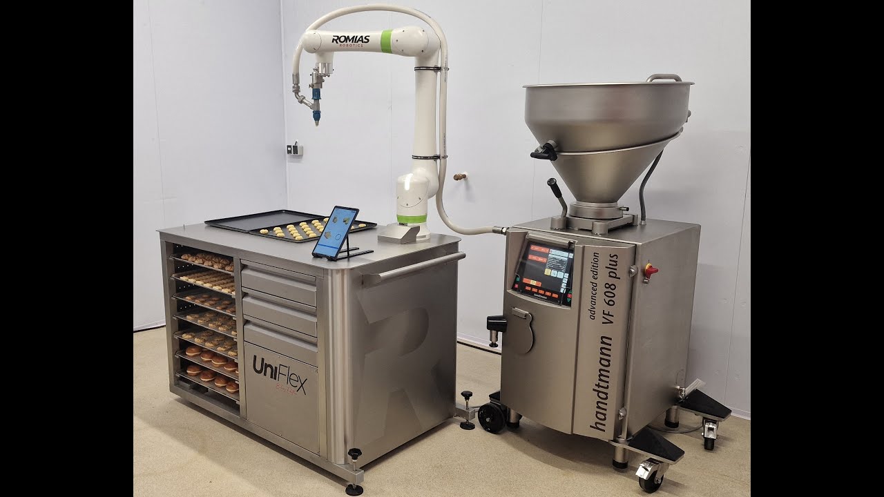 Romias UniFlex bakery edition - Handtmann VF608 plus (maken van Spritsen)
