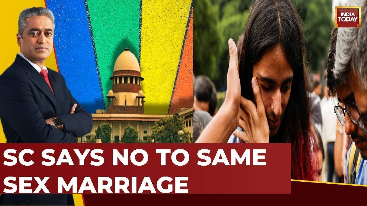 Newstoday With Rajdeep Sardesai: SC Says No To Same Sex Marriage | Same Sex Marriage News