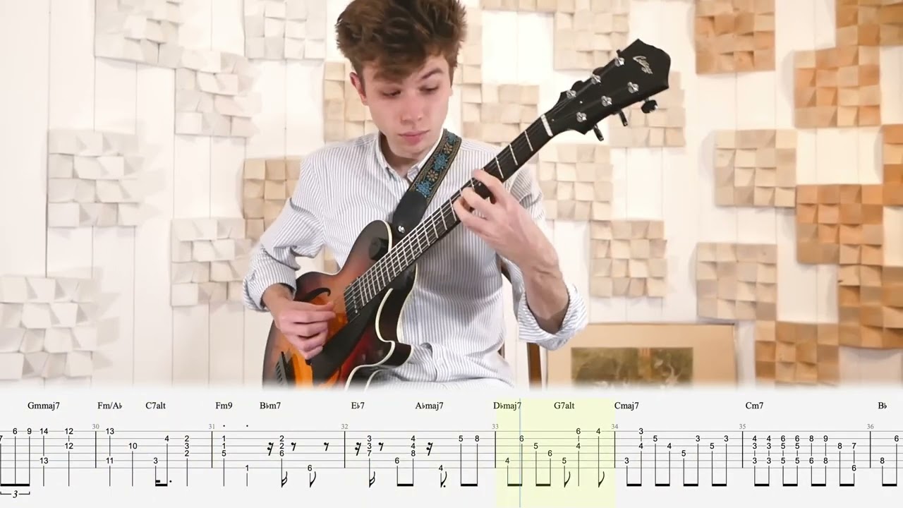 This Tab Was HARD... But It's a BEAUTIFUL Arrangement Of All The Things You Are