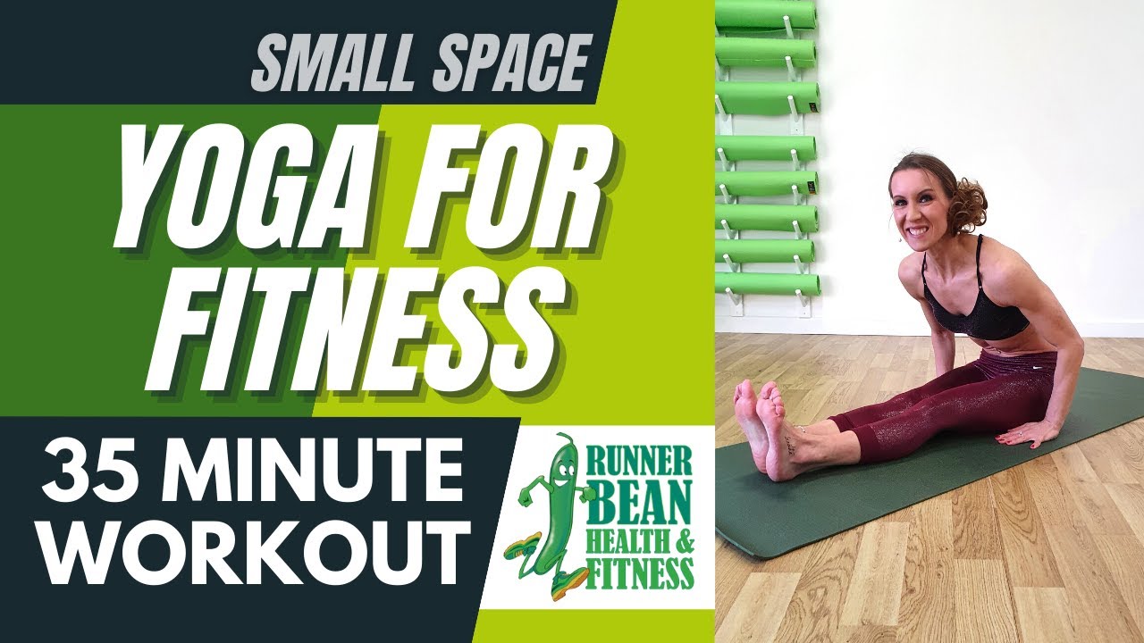 Yoga for Fitness 35 Minute Workout /Small Space/ Stretch with Laura