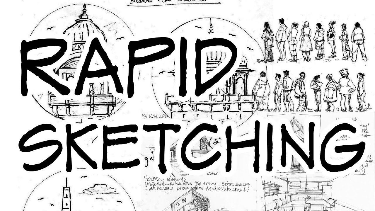 Rapid sketching - Architecture Daily Sketches