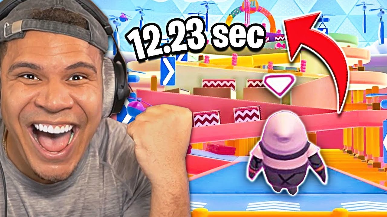 Breaking EVERY FALL GUYS WORLD RECORD! *FASTEST TIMES*