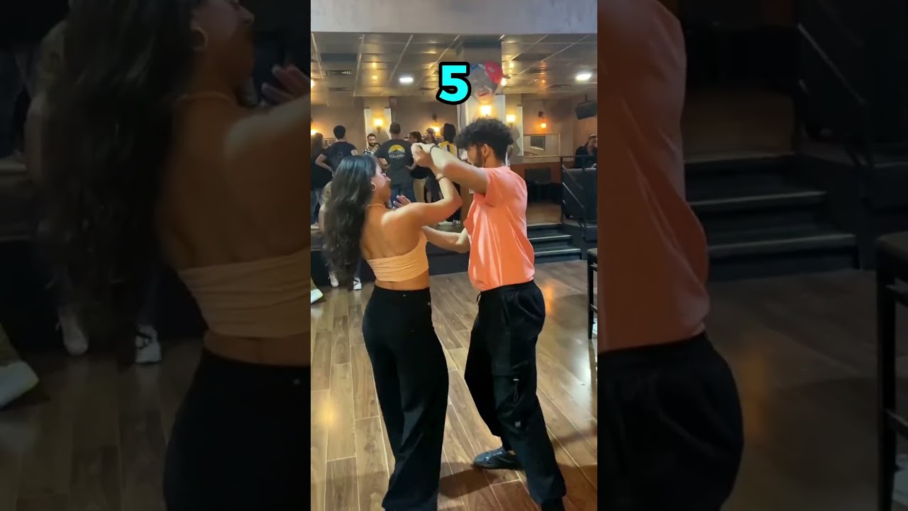 Bachata combo for intermediate level - bachata tutorial by Tali y Leeoz #sports #bachata #tutorial