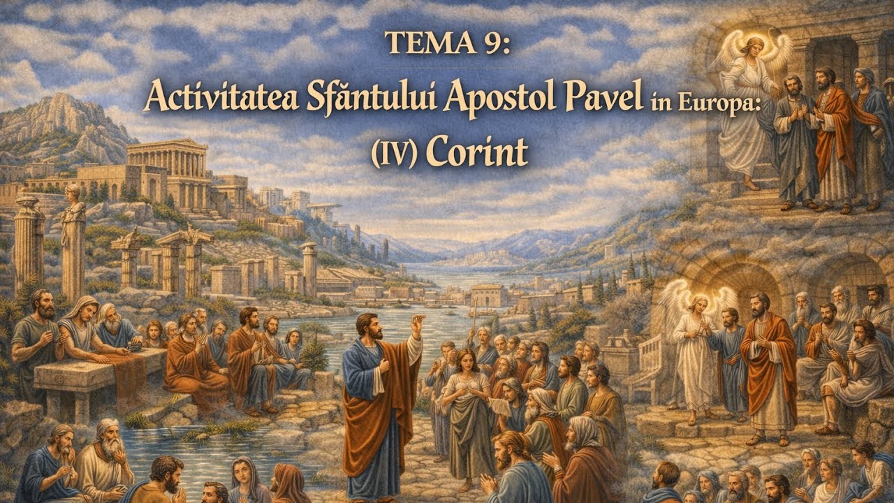 Tema 9 Seminar: Activitatea Sfântului Apostol Pavel în Europa: (IV) Corint