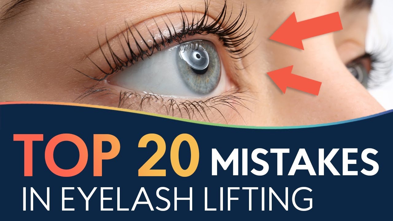 TOP 20 MISTAKES IN EYELASH LIFTING. View of lami trainer.