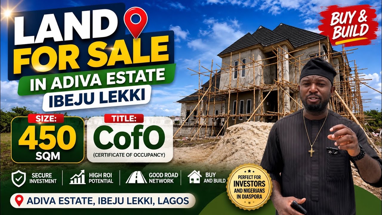 Земельный участок на продажу в Adiva Estate, Ибеджу-Лекки, Лагос | Покупай и строй недвижимость д...