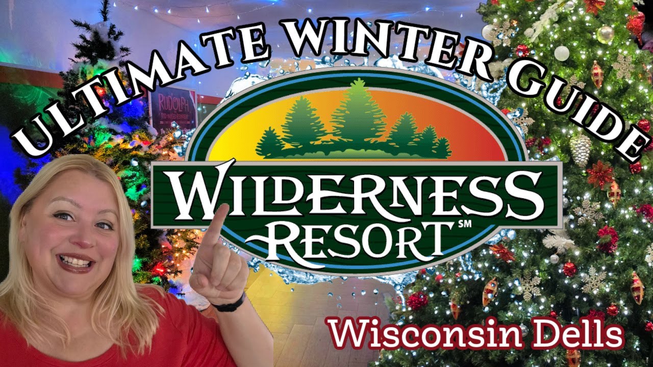 Курорт Wilderness Resort в Висконсин-Деллс зимой ❄️ Экскурсия по главному зданию и праздничные ра...