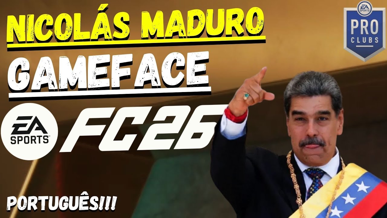 O Nicolás Maduro no EA FC 26?! Veja como criar essa Game Face no Pro Clubs 😳⚽ #87