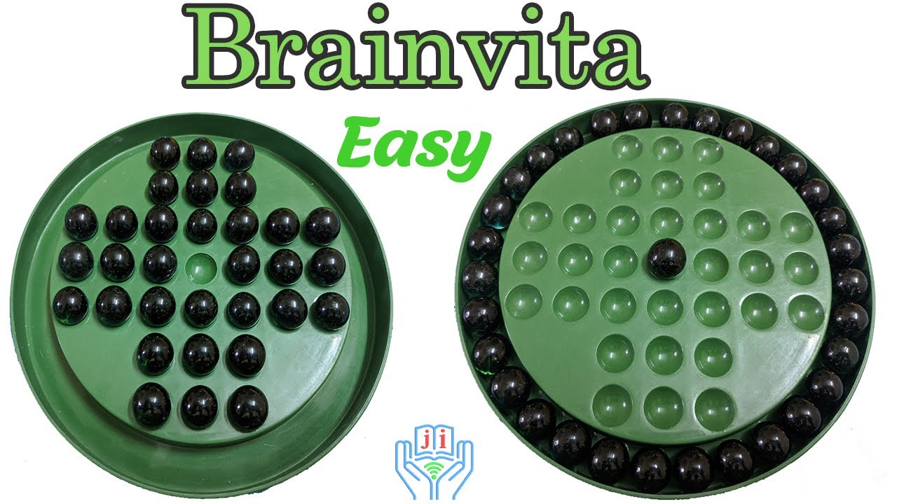 How to play Brainvita game step by step EASILY  | Brainvita game rules | Solving MARBLE SOLITAIRE