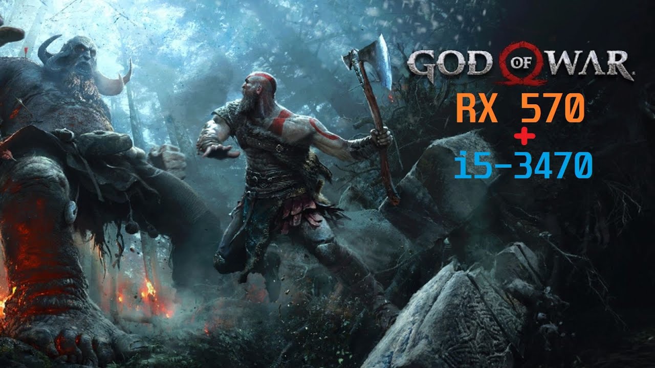 RX 570 + i5-3470 | God Of War - 1080p Low
