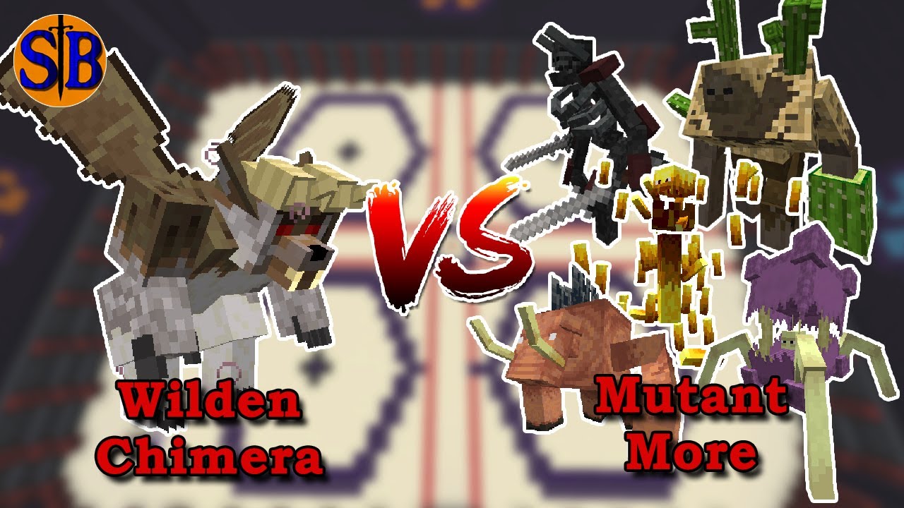 Wilden Chimera (Ars Nouveau) vs Mutant More Monsters | Minecraft Mob Battle