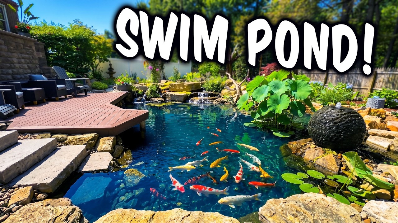 He Built a $110,000 Backyard Oasis&hellip; With a GREENHOUSE + SWIM POND! (NJ)
