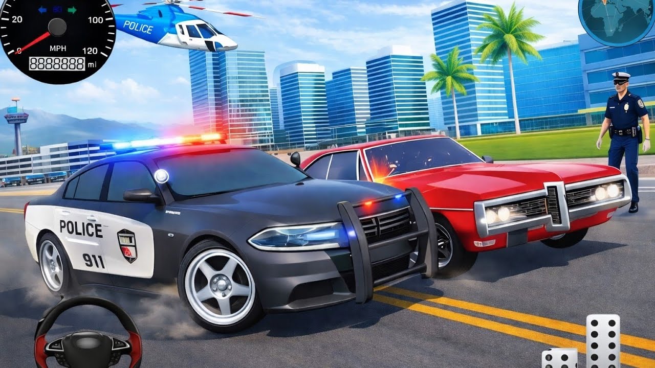 Police Car Chase Simulator 3D Game - Real Cop Cars Driving Simulator 2026 - GamePlay Part 6