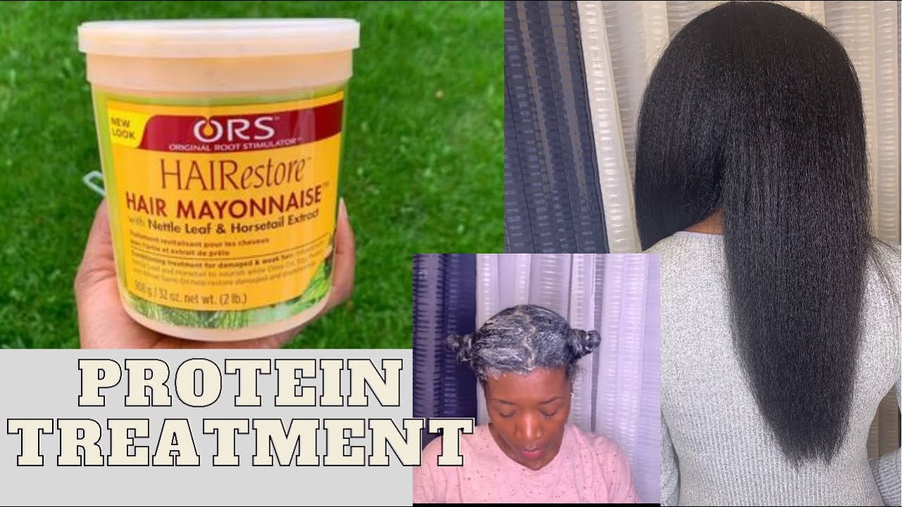 Do this treatment once every 4-6 weeks to restore strength and health to damage hair.#ORSHAIRMAYO#