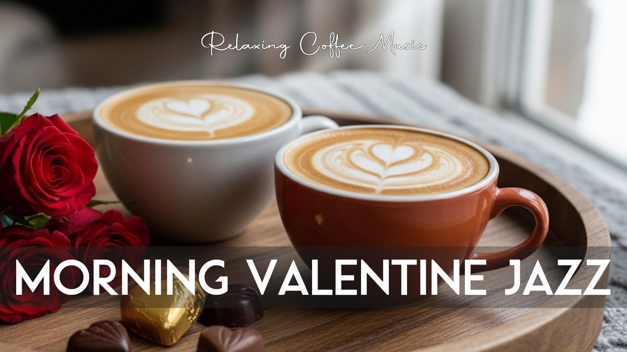 Morning Valentine Jazz ☕Relaxing Bossa Nova instrumental for Working, Studying and Stress Relief