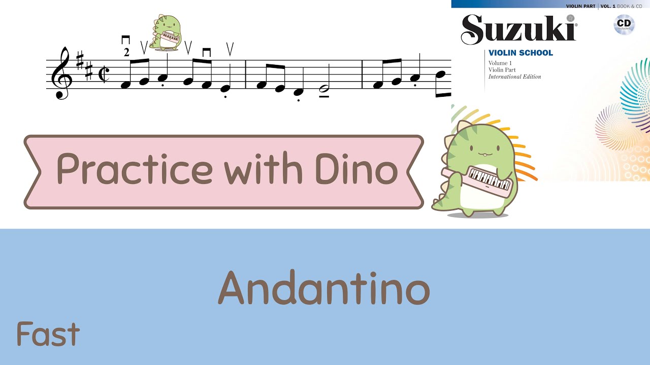 Andantino - Suzuki violin method vol 01