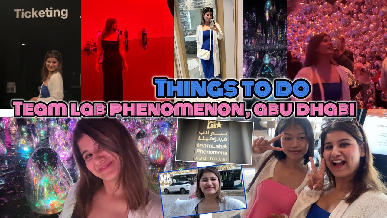 Abu Dhabi Vlog 🏙️ | Team Lab Phenomenon | Exploring Abu Dhabi | Cabin Crew✈️ | Jyoti Bhardwaj