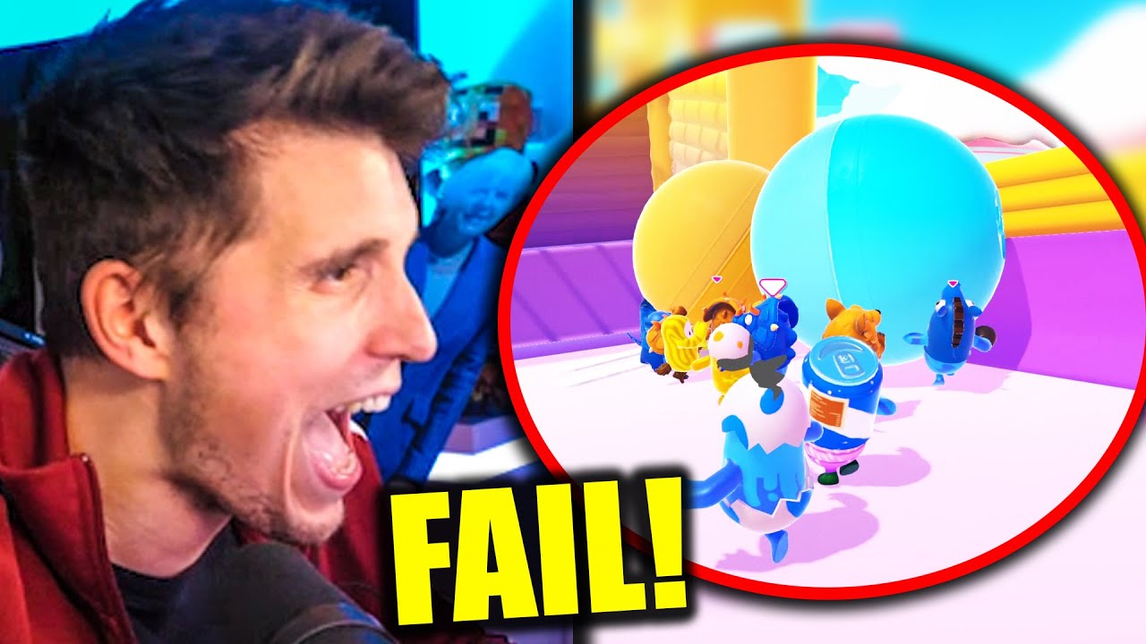 Vier YOUTUBER versagen bei TEAMSPIEL! | FALL GUYS