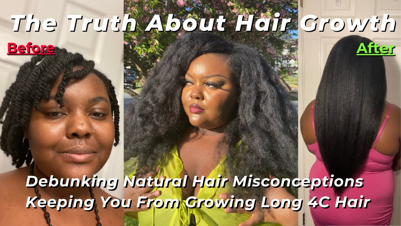 ENOUGH! Debunking 3 Misconceptions about How I Grow 1in+ of Hair a Month| How to Grow Long 4C Hair