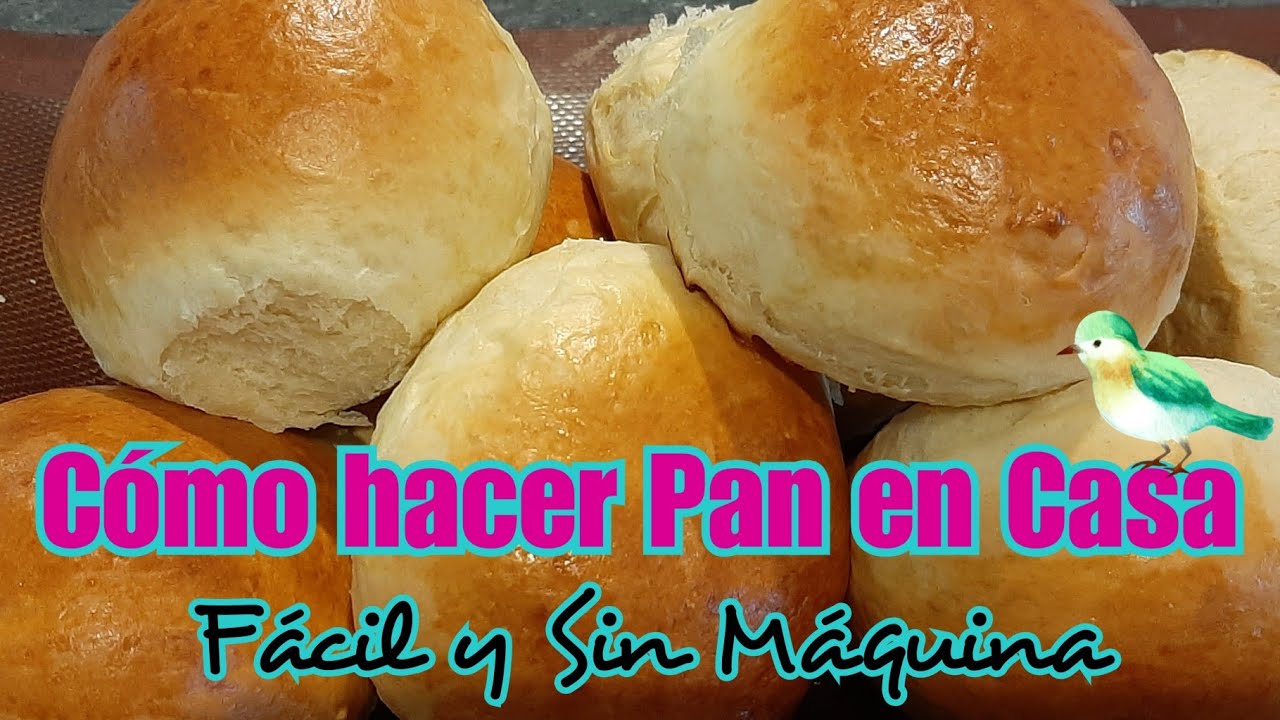 Cómo HACER PAN CASERO A MANO / PAN HECHO EN CASA SIN MÁQUINAS