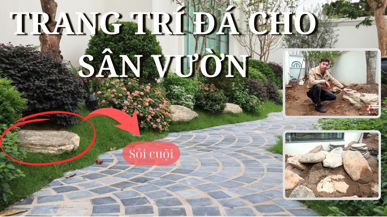 Cách Trang Trí Đá Cho Sân Vườn Đẹp Đơn Giản