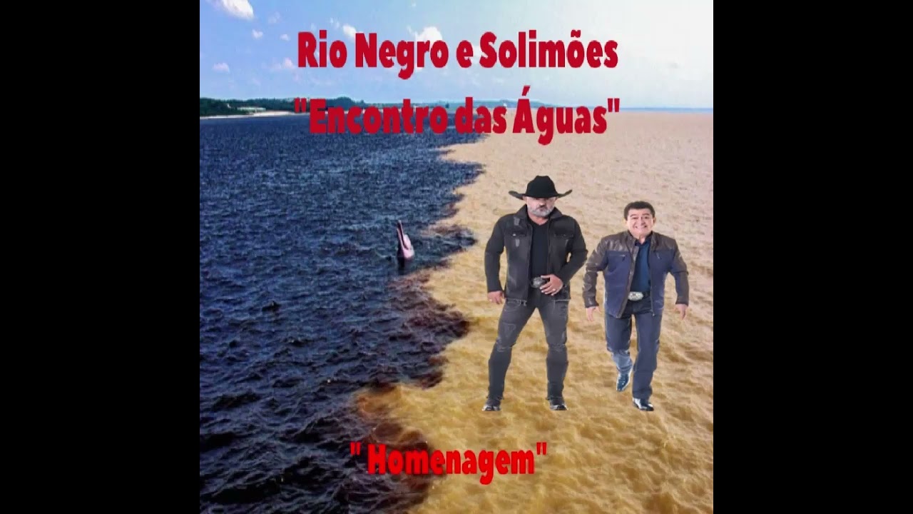 Rio Negro e Solimões! Encontro das Águas! Homenagem! ❤️👏🇧🇷