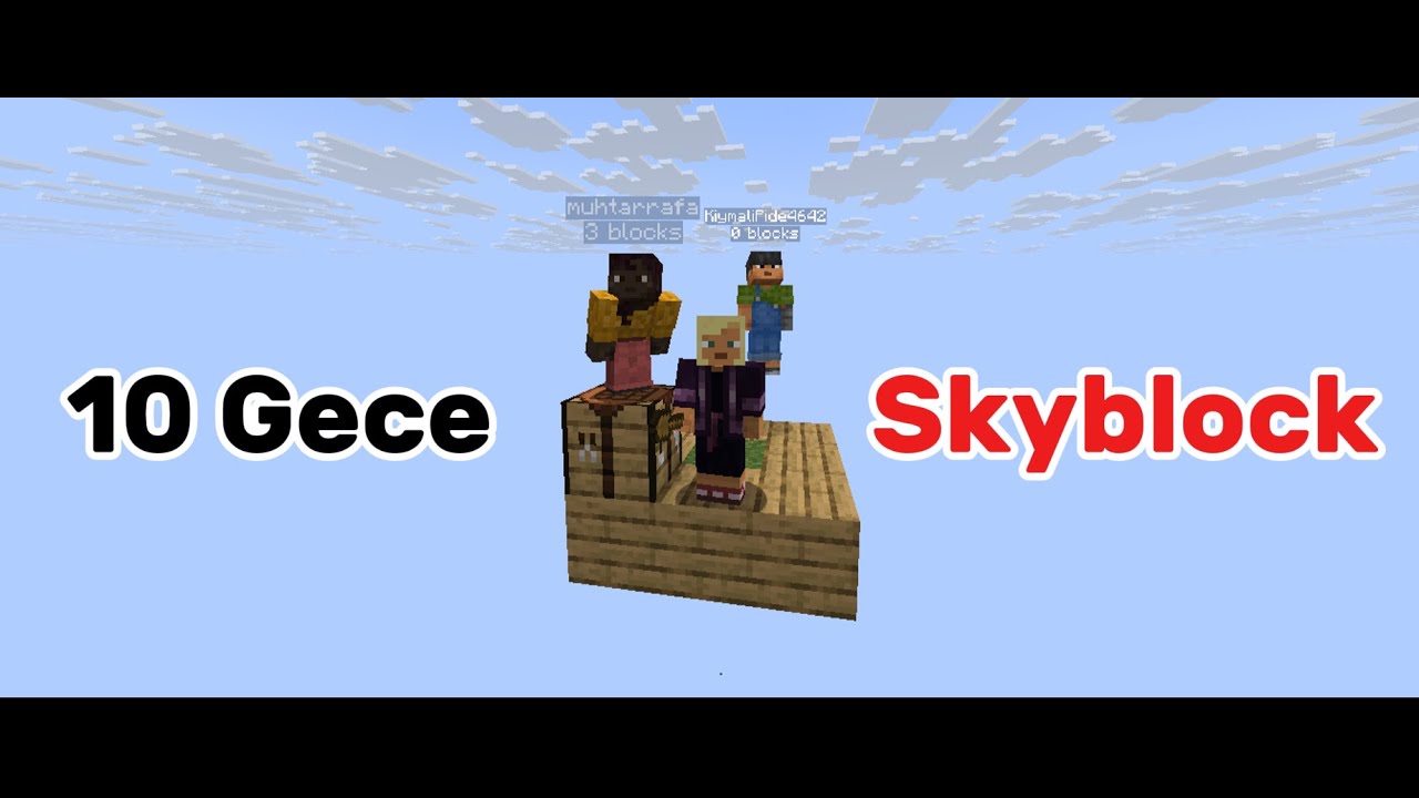 3 Eşşek SkyBlock - Minecraft Türkçe