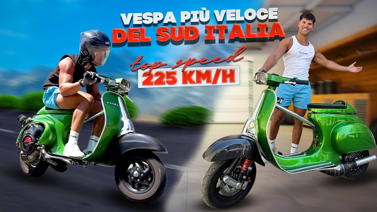 PROVO LA VESPA PIU' ELABORATA DEL SUD ITALIA 180CC FALC 😳🇮🇹