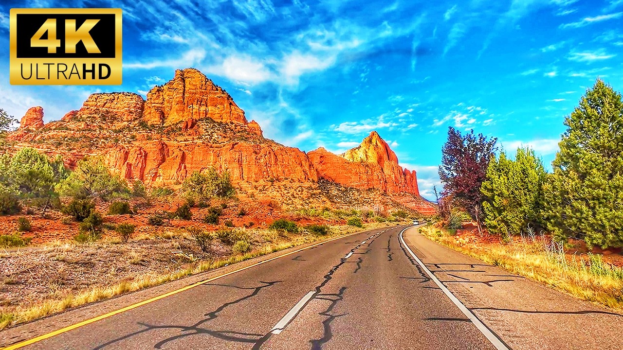 Sedona's MOST BREATHTAKING Drive EVER | Red Rock Scenic Byway in 4K