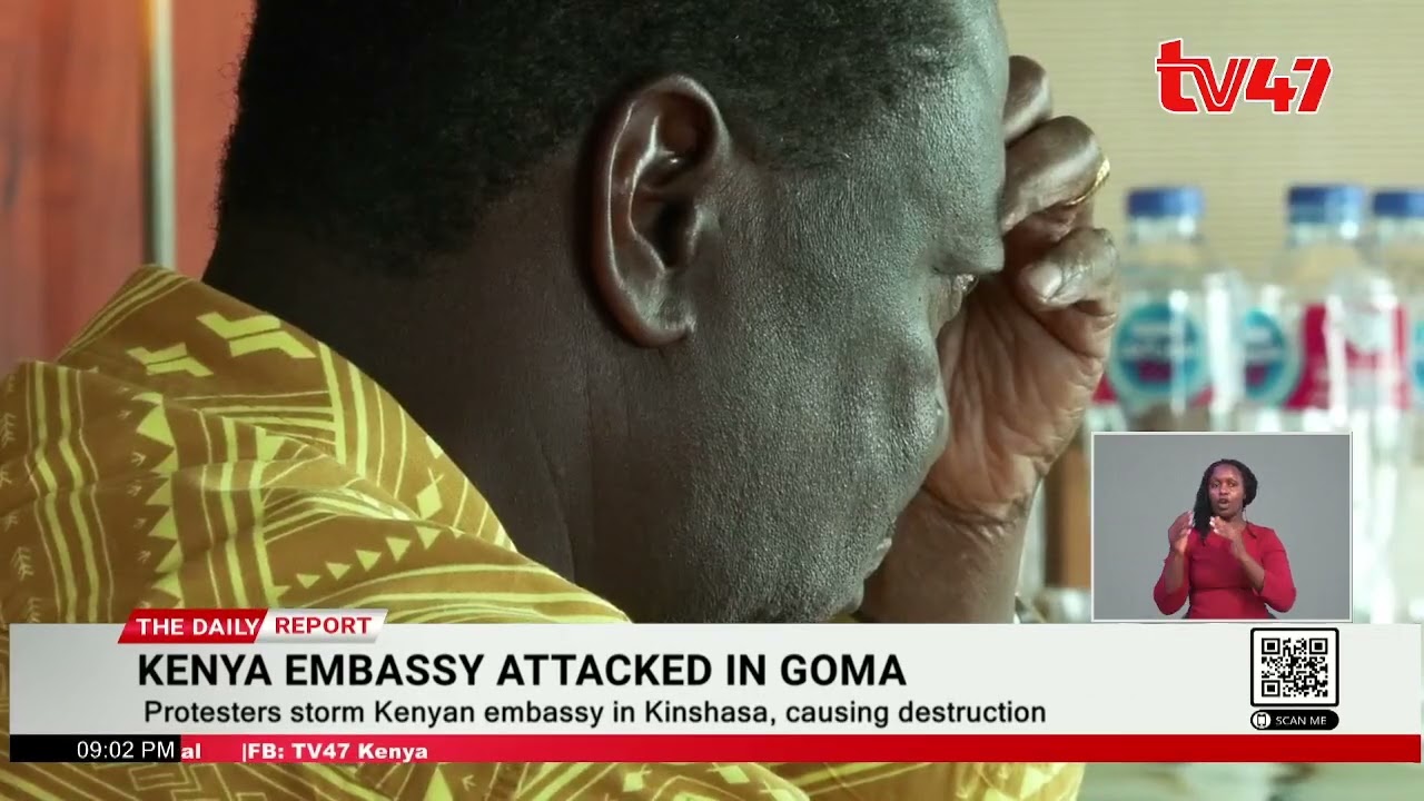 Protesters Storm Kenyan Embassy In Kinshasa DRC