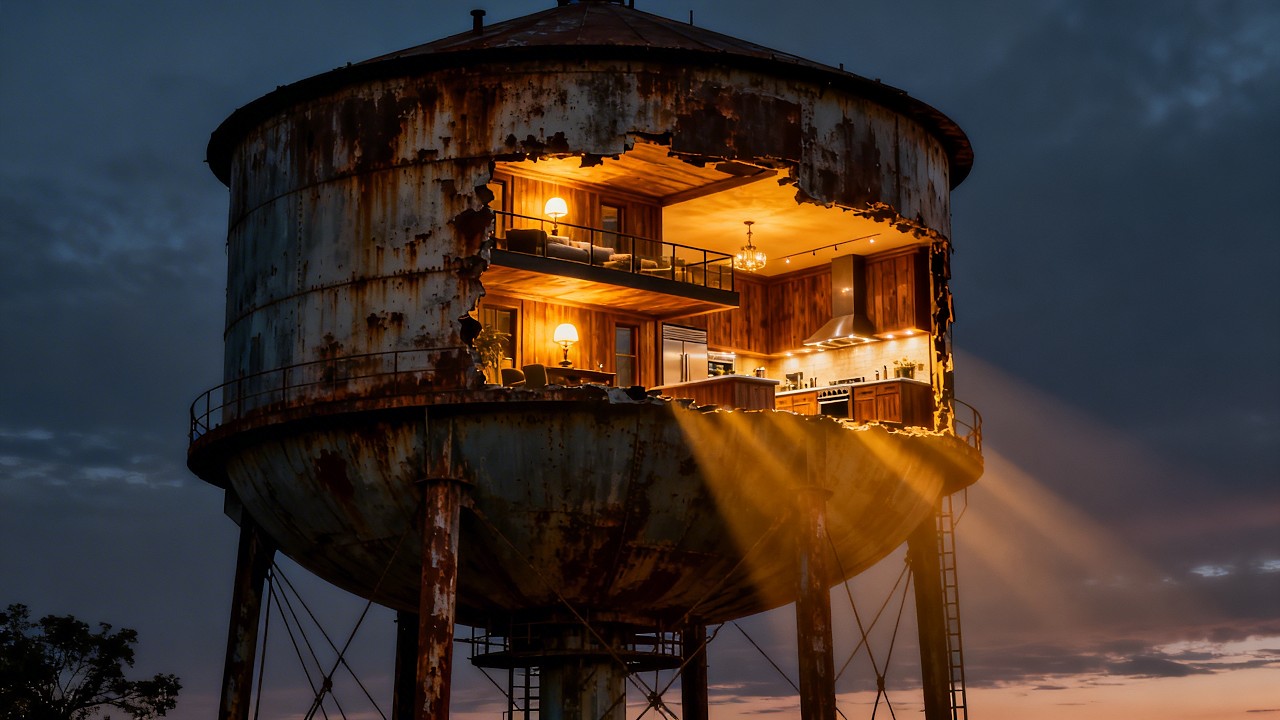 Restoring an Abandoned Water Tower to Luxury Home - Full Build