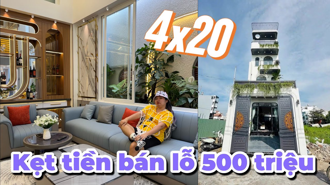 Kẹt tiền bán lỗ căn nhà đẹp diện tích to 4x20 gần chợ tiện qua gò vấp 