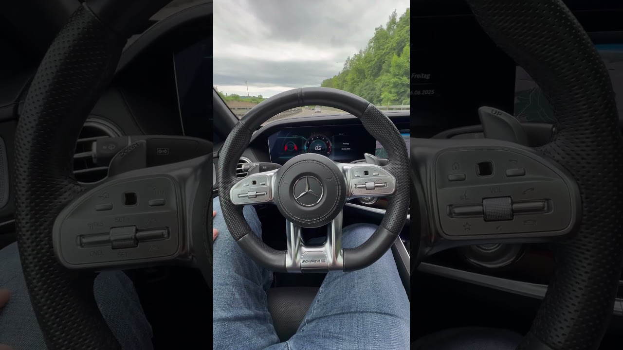 Mercedes S Class Self Driving on Highway #S560 #mercedes #luxury #POV #drive