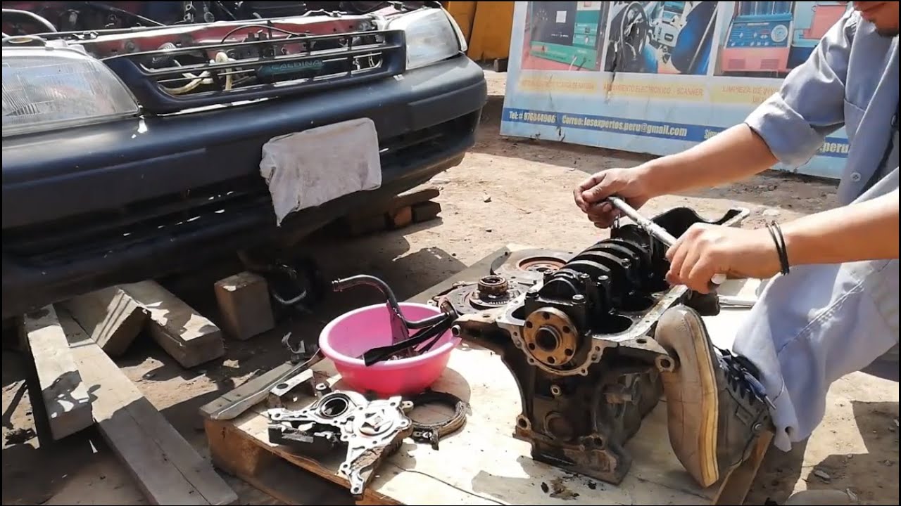 Reparación de motor Toyota 5E - segunda parte