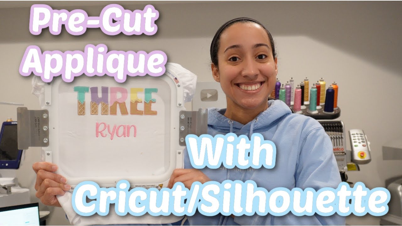 КАК РАСКРОИТЬ ТКАНЬ ДЛЯ АППЛИКАЦИИ С ПОМОЩЬЮ CRICUT ИЛИ SILHOUETTE! Преобразование файла вышивки ...