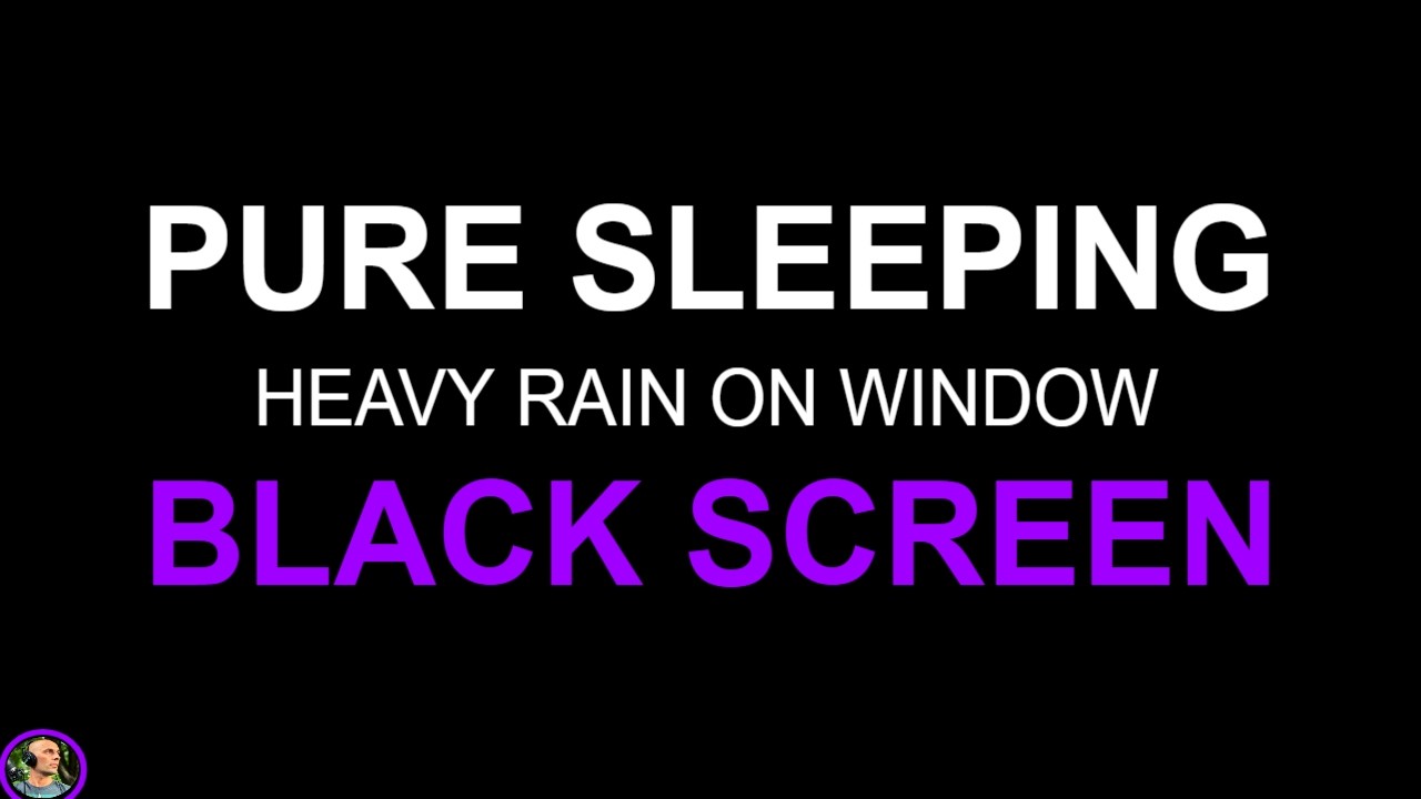Heavy Rain On House Roof, Rain On Windows, Relaxing Rain On Glass Window, Rain Sounds For Sleeping